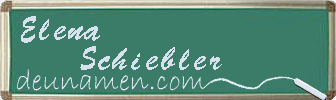Elena Schiebler Visitenkarte